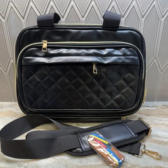 Leather Bible Cover Case with Ribbon Bookmark - Picture 2 of 11